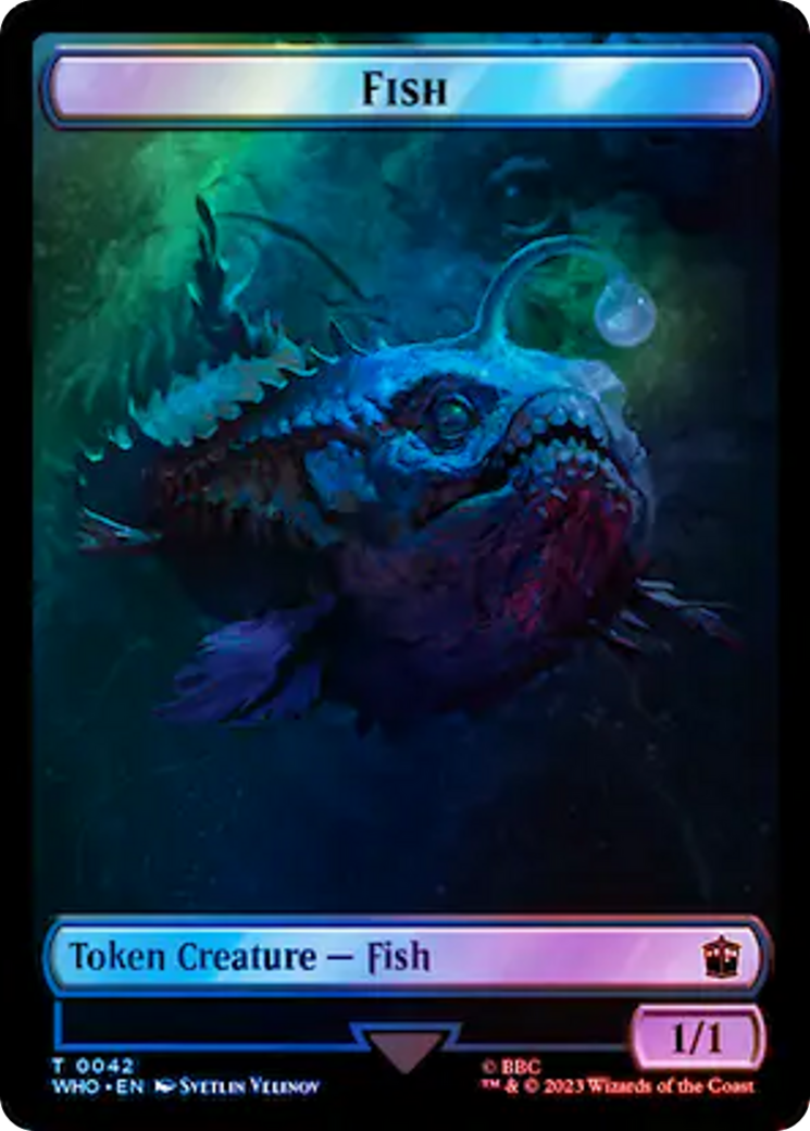 Image of Fish (TWHO-042) - Doctor Who Tokens Foil