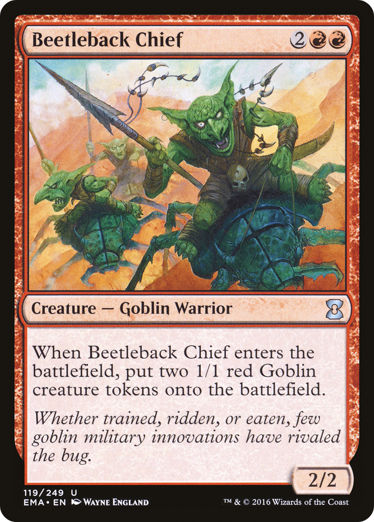 Image of Beetleback Chief (EMA-119) - Eternal Masters Foil