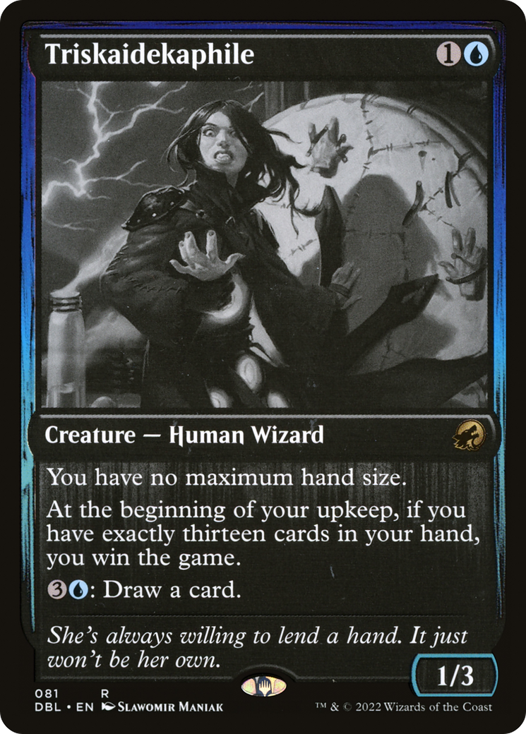 Image of Triskaidekaphile (DBL-081) - Innistrad: Double Feature Foil