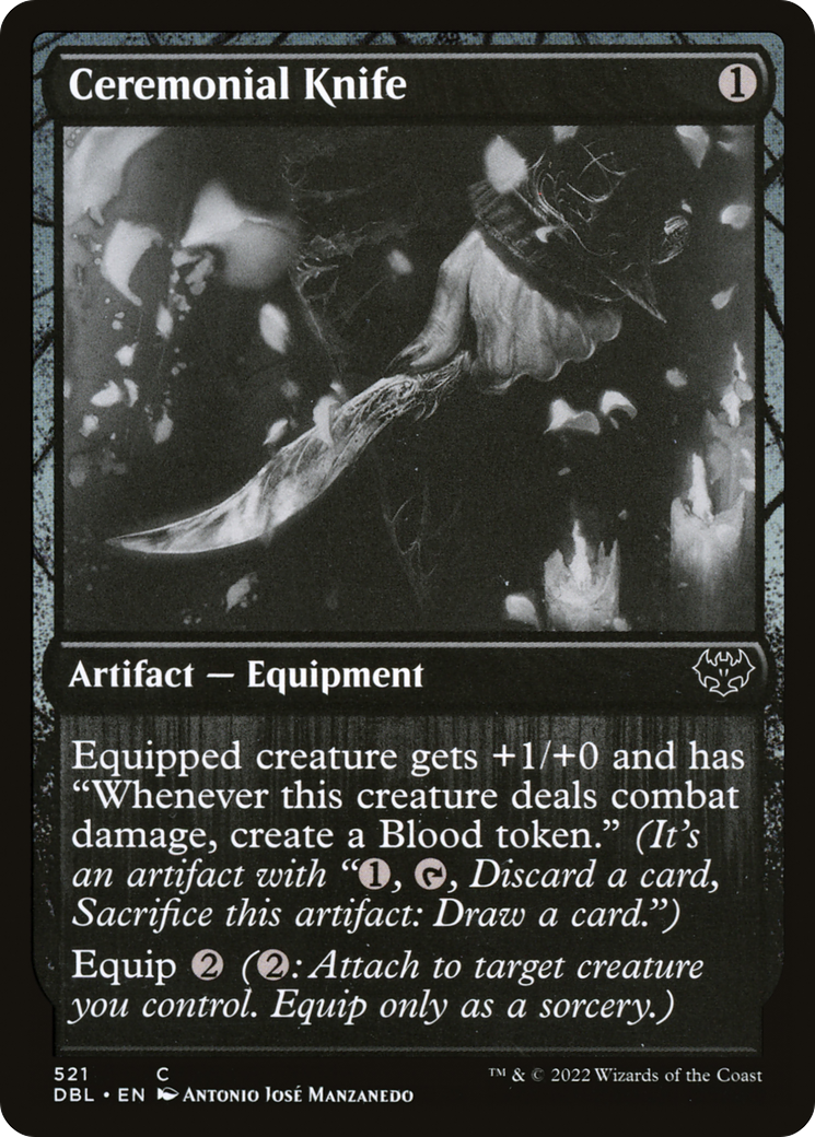 Image of Ceremonial Knife (DBL-521) - Innistrad: Double Feature Foil