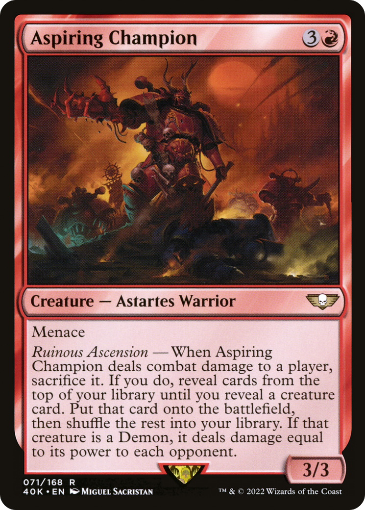 Image of Aspiring Champion (40K-071) - Warhammer 40,000 Commander