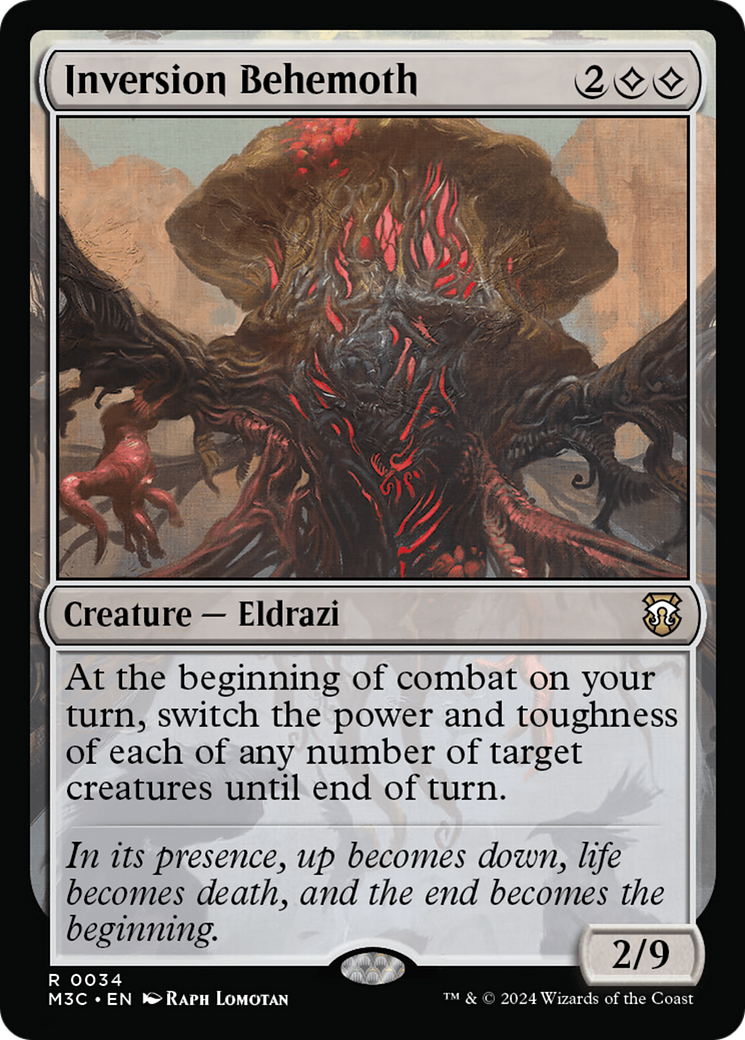 Image of Inversion Behemoth (M3C-034) - Modern Horizons 3 Commander