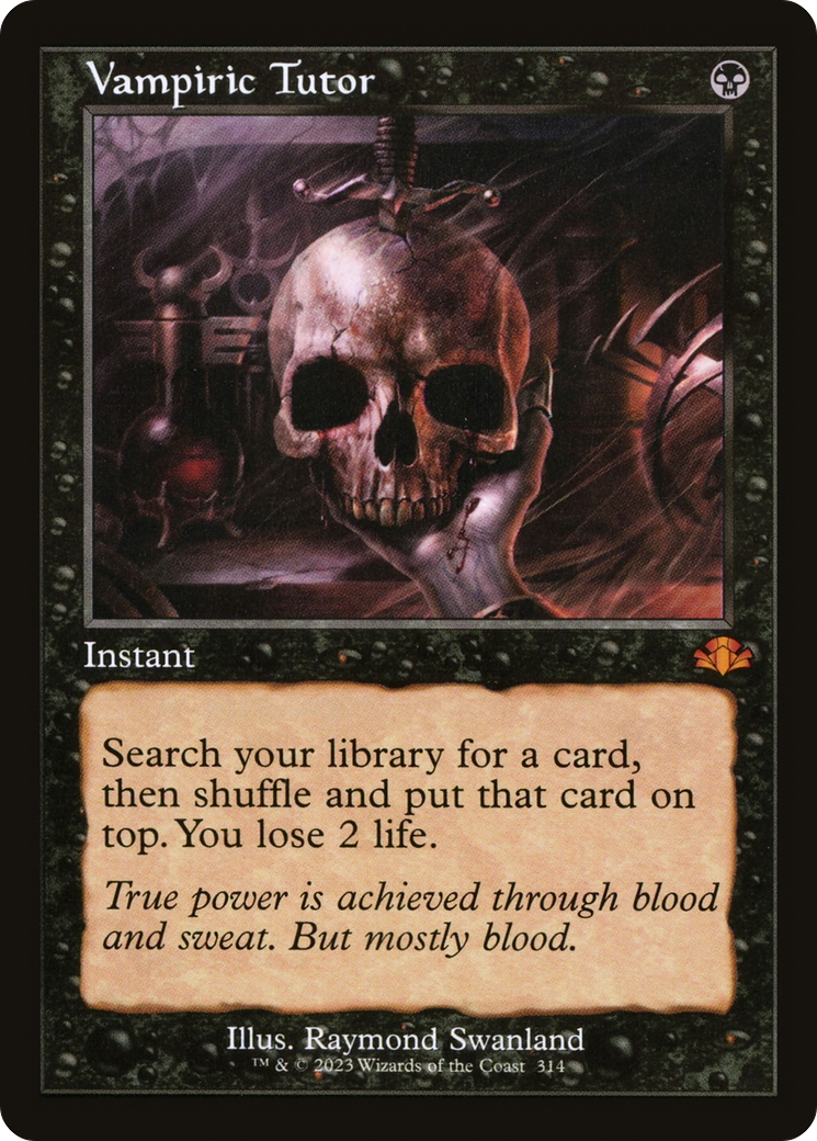Image of Vampiric Tutor (Retro Frame) (DMR-314) - Dominaria Remastered Foil