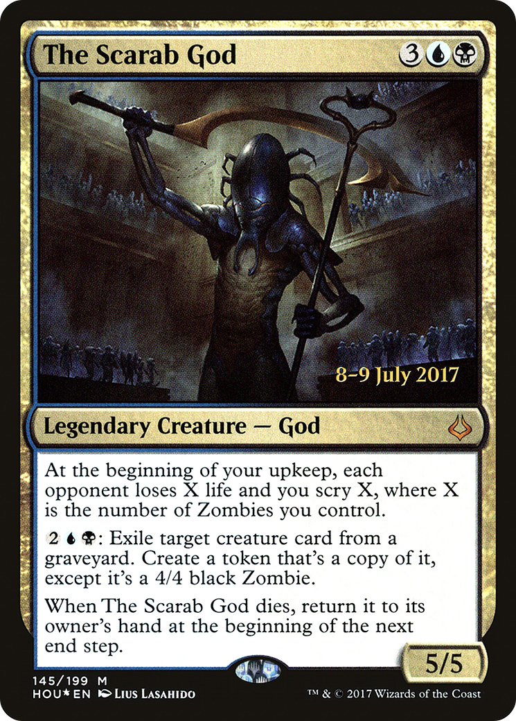 Image of The Scarab God (PRE-145) - Hour of Devastation Promos Foil
