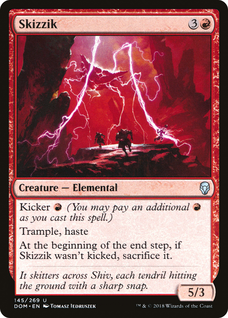 Image of Skizzik (DOM-145) - Dominaria Foil