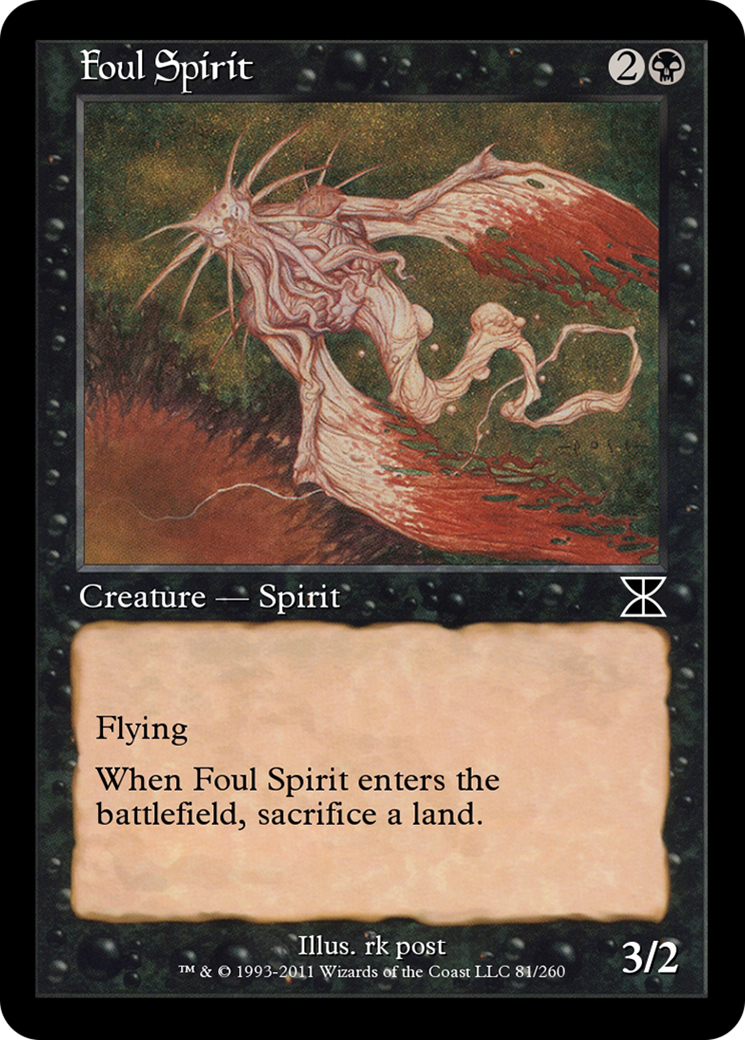 Image of Foul Spirit (ME4-081) - Masters Edition IV Foil