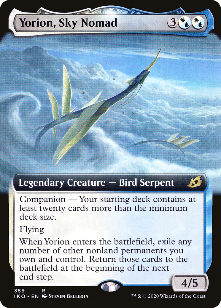 Image of Yorion, Sky Nomad (Extended Art) (IKO-359) - Ikoria: Lair of Behemoths: (companion, Extended Art)