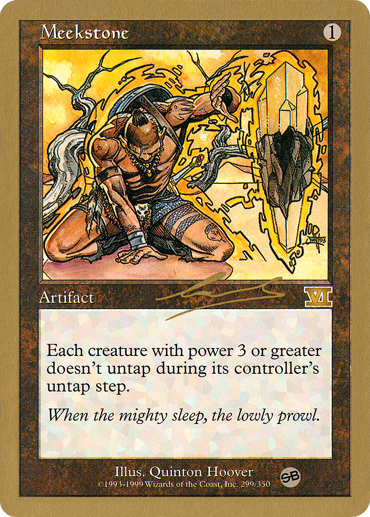 Image of Meekstone - 2000 Nicolas Labarre (6ED) (SB) (WCD-) - World Championship Decks 2000