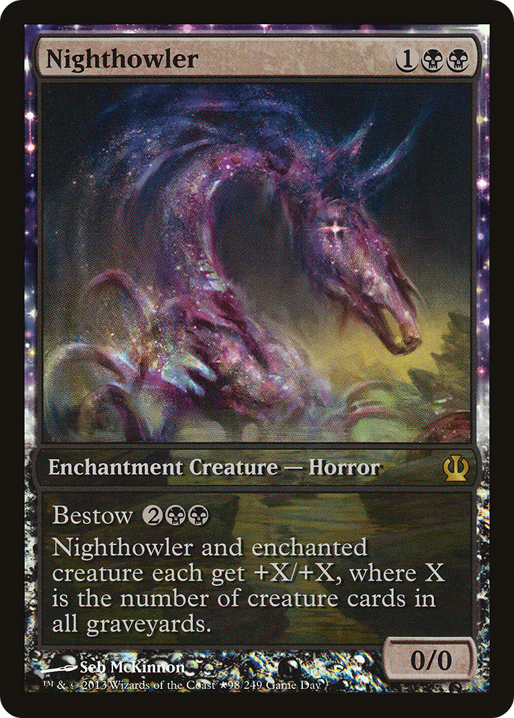 Image of Nighthowler (GAME-098) - Theros Promos: (enchantment) Foil
