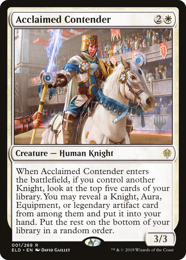 Image of Acclaimed Contender (PPELD-01P) - Throne of Eldraine Promos