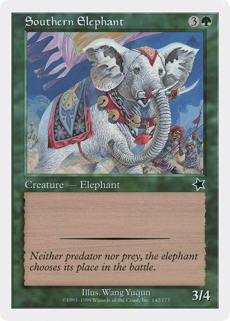 Image of Southern Elephant (S99-142) - Starter 1999