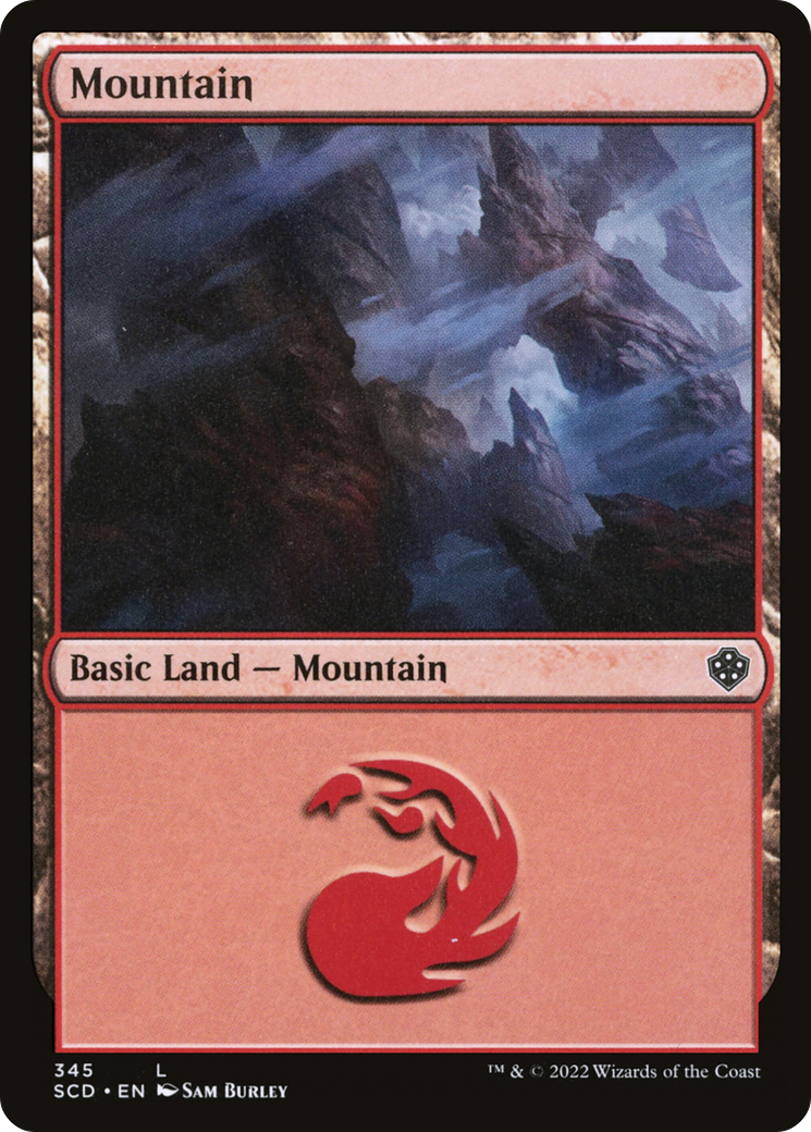 Image of Mountain (345) (SCD-345) - Starter Commander Decks