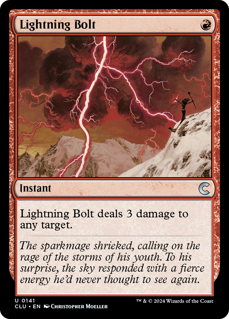 Image of Lightning Bolt (CLU-141) - Ravnica: Clue Edition