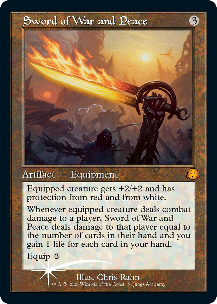Image of Sword of War and Peace (JDG-005) - Judge Gift Cards 2023 Foil
