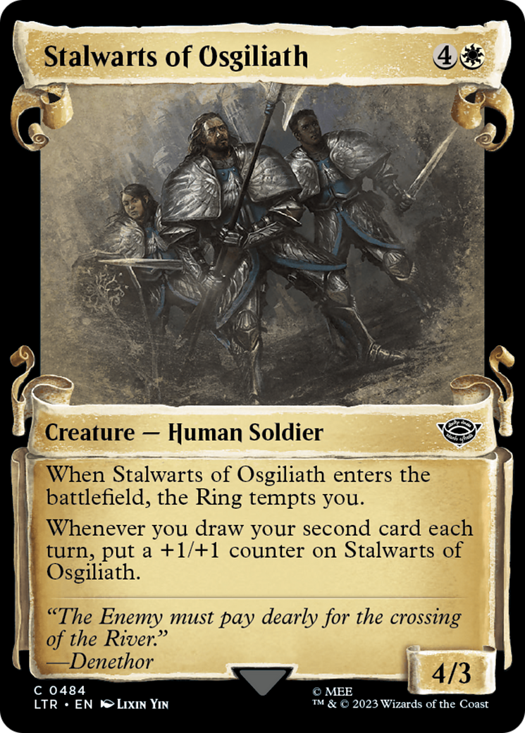 Image of Stalwarts of Osgiliath (Showcase Scrolls) (LTR-484) - The Lord of the Rings: Tales of Middle-earth: (Showcase)
