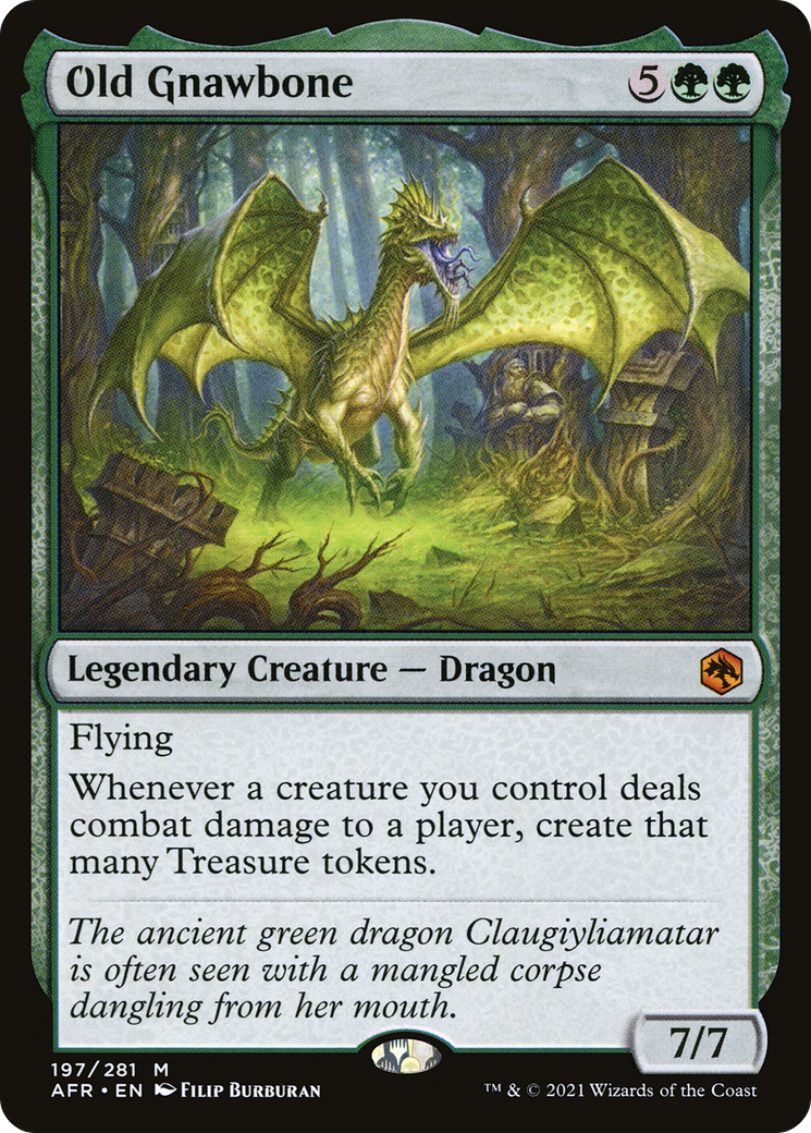 Image of Old Gnawbone (AFR-197) - Adventures in the Forgotten Realms Foil