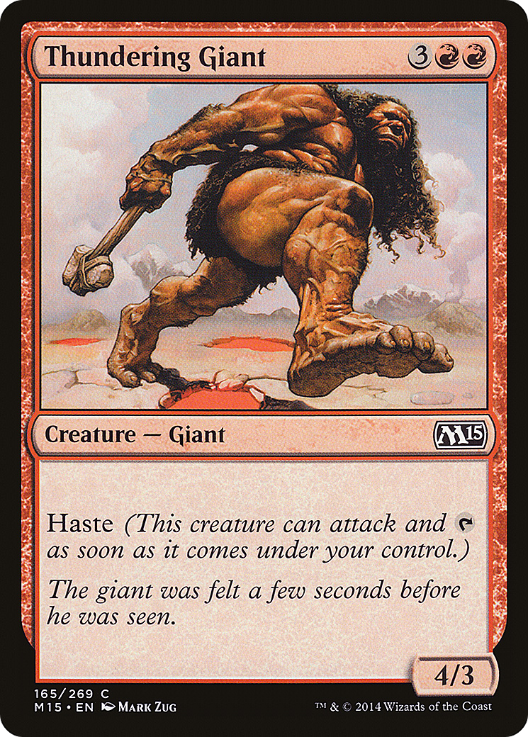 Image of Thundering Giant (M15-165) - Magic 2015 Foil
