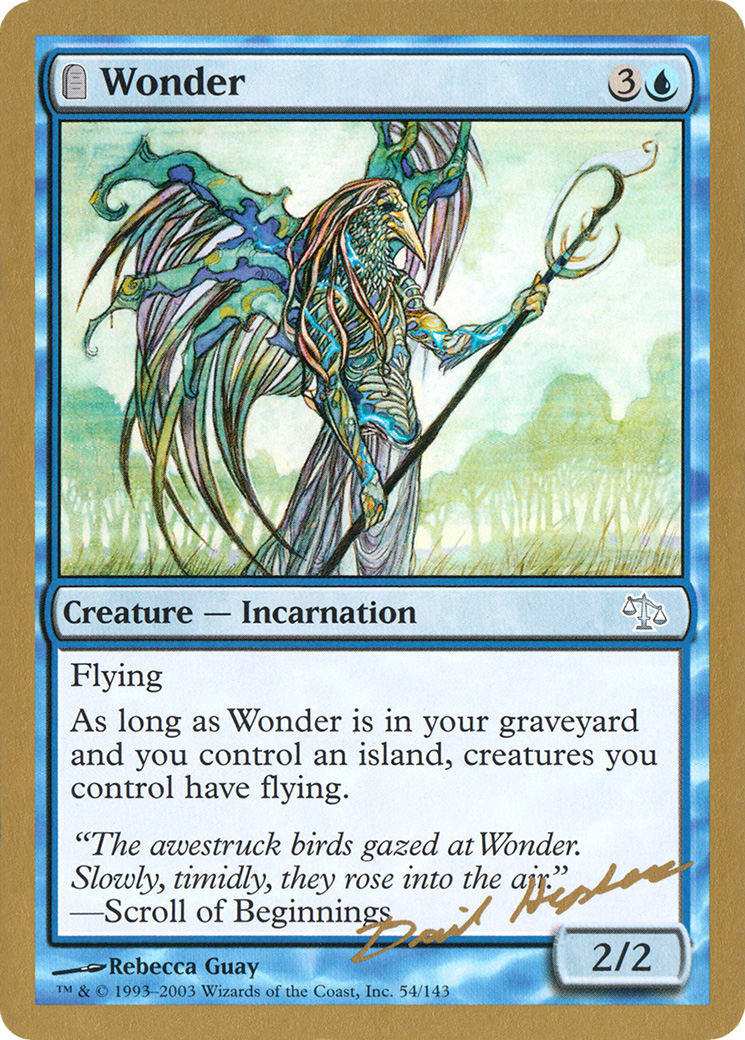 Image of Wonder - 2003 Dave Humpherys (JUD) (WCD-DH54) - World Championship Decks 2003