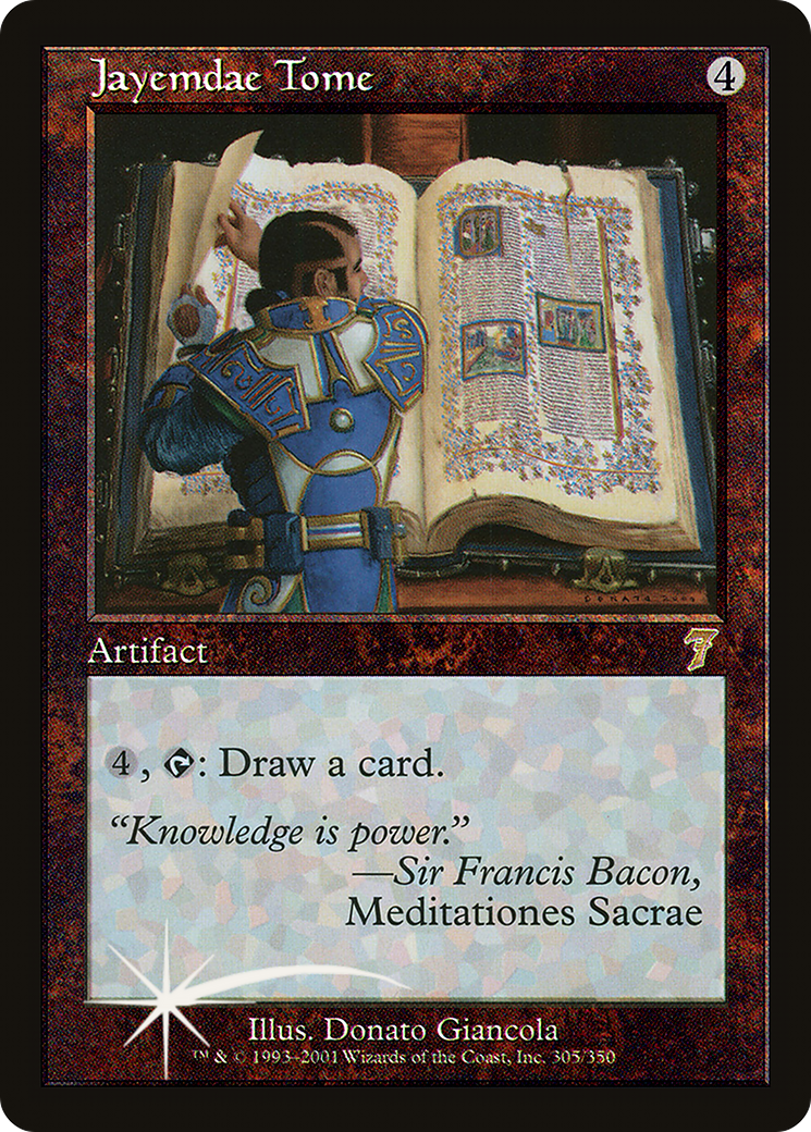 Image of Jayemdae Tome (7ED-305) - 7th Edition Foil