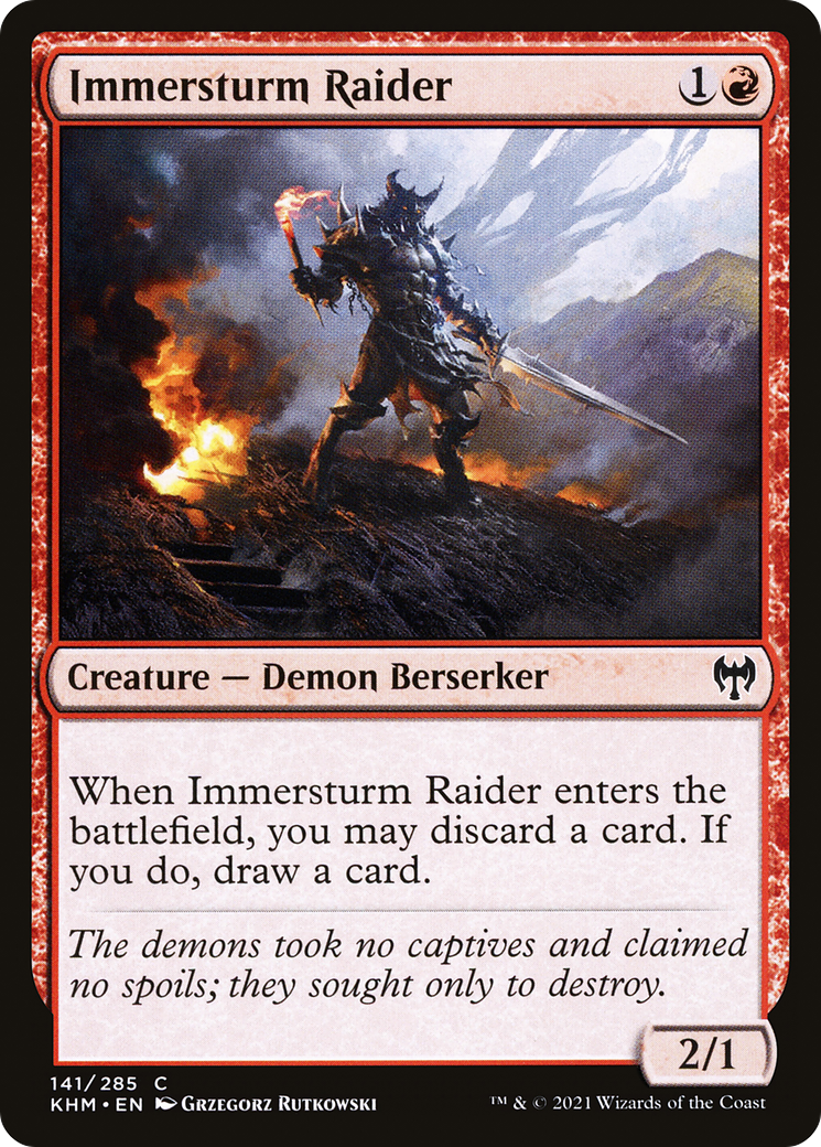 Image of Immersturm Raider (KHM-141) - Kaldheim