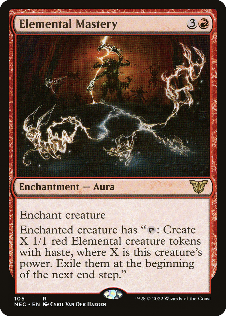 Image of Elemental Mastery (NEC-105) - Neon Dynasty Commander