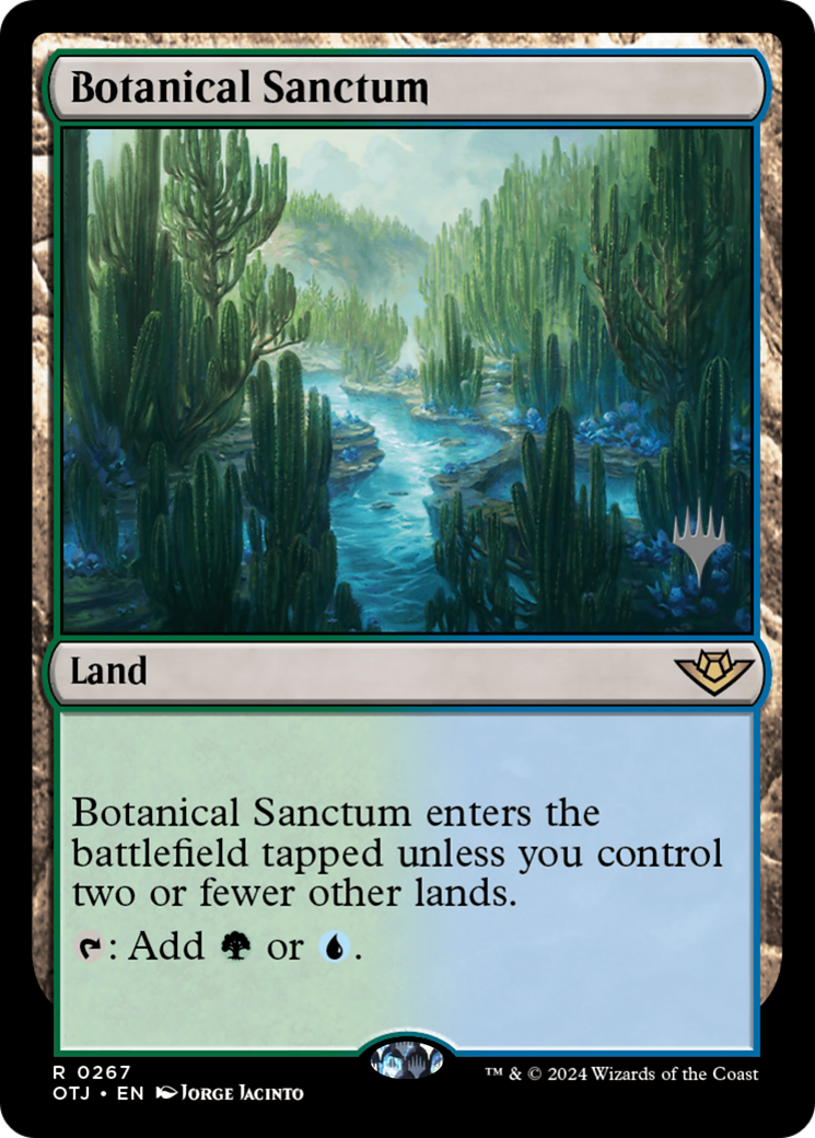 Image of Botanical Sanctum (PPOTJ-267) - Outlaws of Thunder Junction Promos