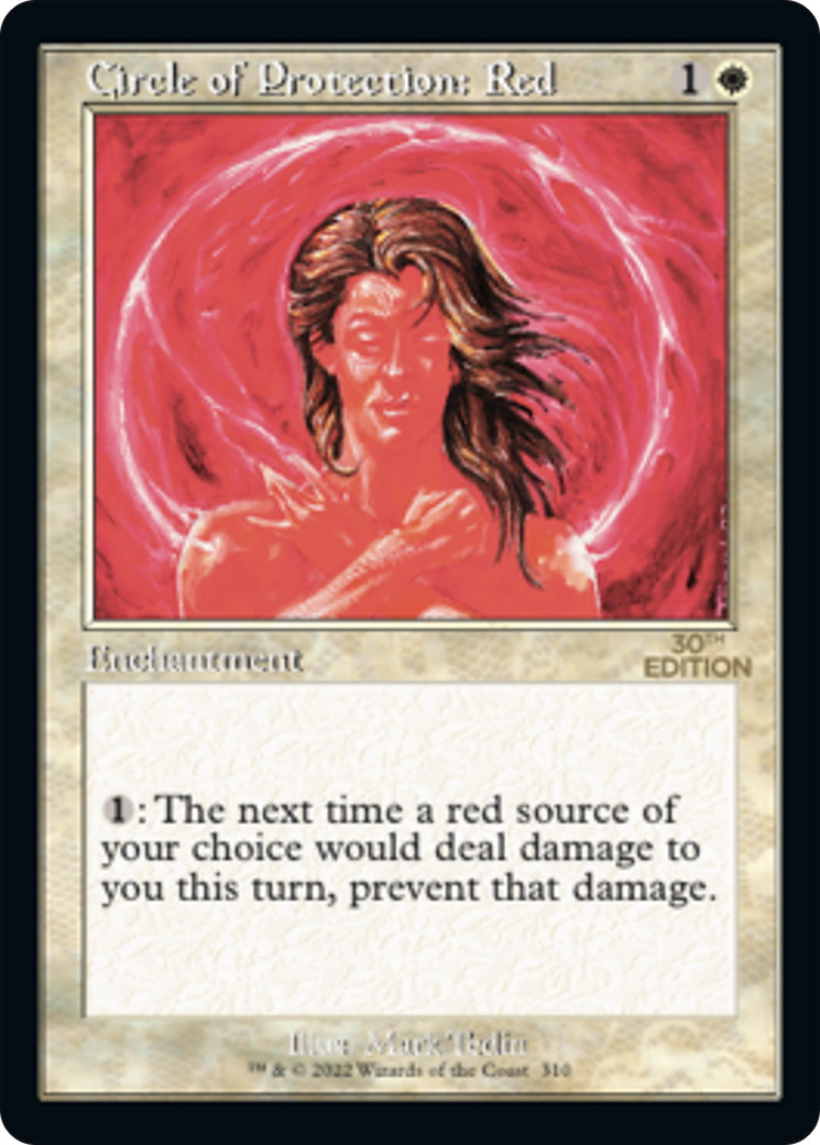 Image of Circle of Protection: Red (Retro Frame) (30A-310) - 30th Anniversary Edition