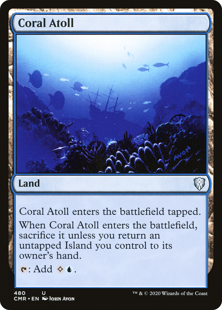 Image of Coral Atoll (CMR-480) - Commander Legends