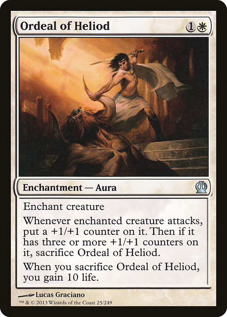 Image of Ordeal of Heliod (THS-025) - Theros Foil