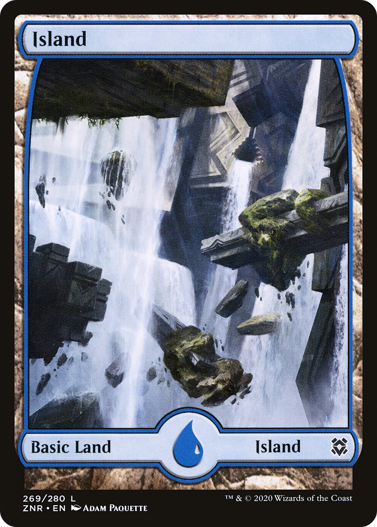 Image of Island (269) - Full Art (ZNR-269) - Zendikar Rising: (Full Art)