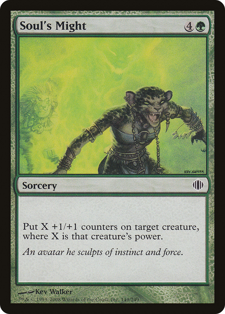 Image of Soul's Might (ALA-149) - Shards of Alara Foil