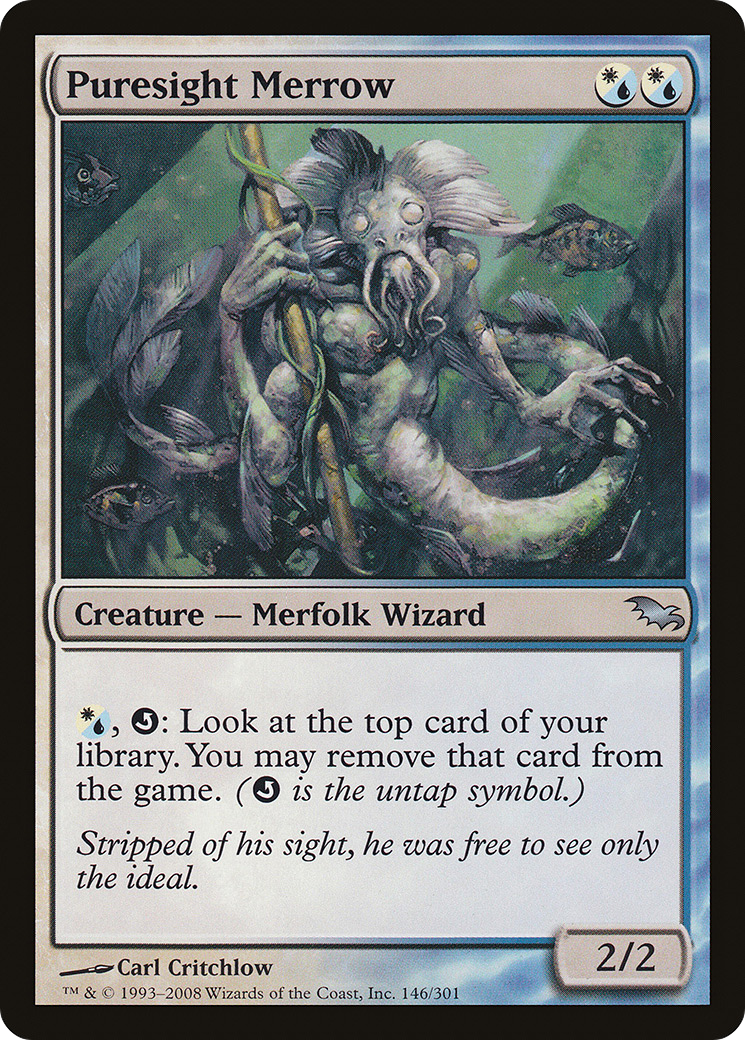 Image of Puresight Merrow (SHM-146) - Shadowmoor Foil