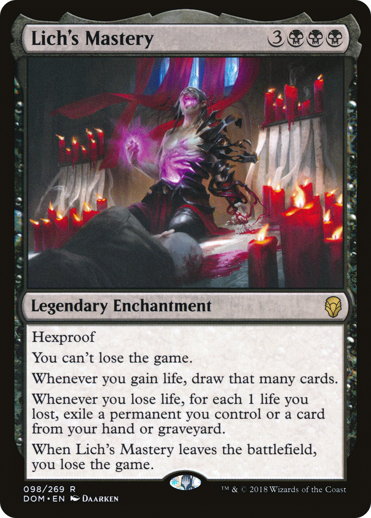 Image of Lich's Mastery (DOM-098) - Dominaria