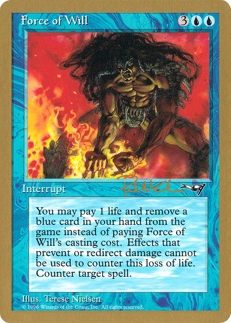 Image of Force of Will - 1997 Paul McCabe (ALL) (WCD-) - World Championship Decks 1997