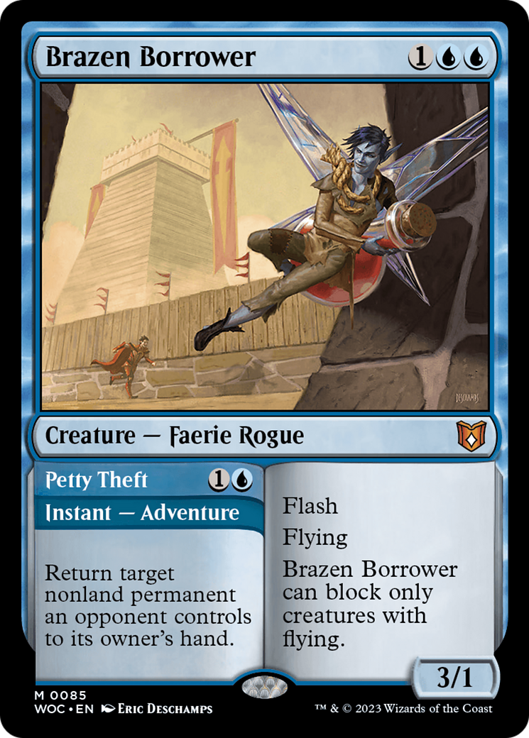 Image of Brazen Borrower (WOC-085) - Wilds of Eldraine Commander