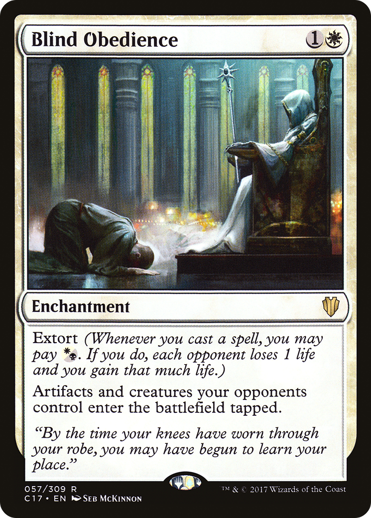 Image of Blind Obedience (C17-057) - Commander 2017