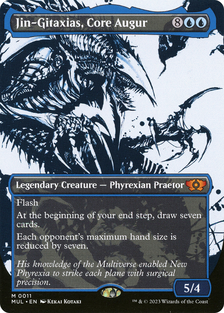 Image of Jin-Gitaxias, Core Augur (MUL-011) - Multiverse Legends: (Showcase) (Borderless)