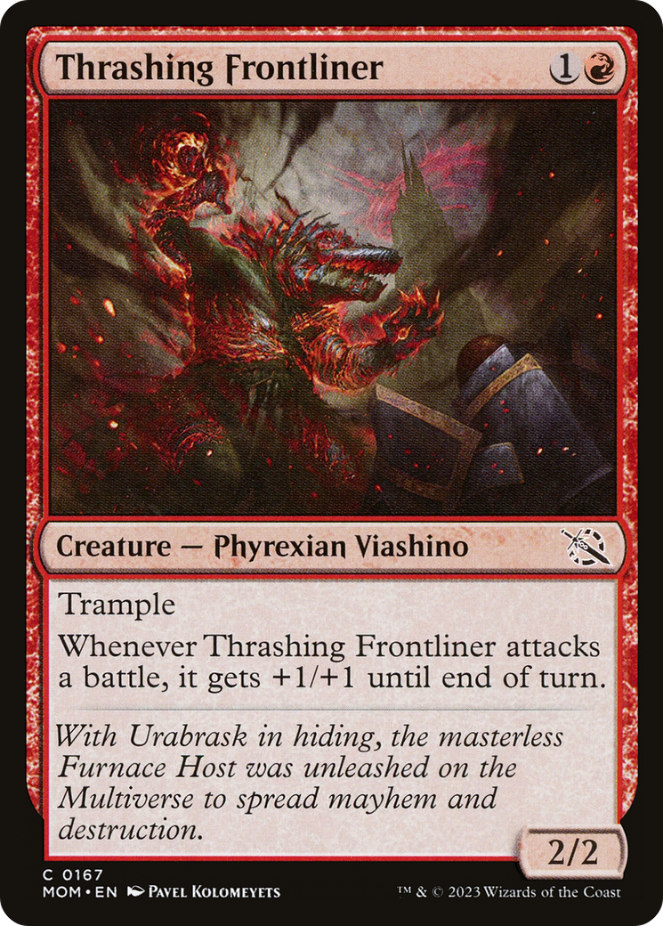 Image of Thrashing Frontliner (MOM-167) - March of the Machine