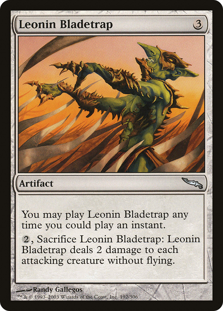 Image of Leonin Bladetrap (MRD-192) - Mirrodin