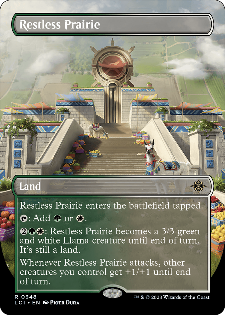 Image of Restless Prairie (Borderless) (LCI-348) - The Lost Caverns of Ixalan (Borderless) Foil