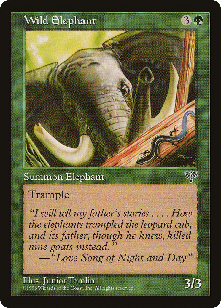 Image of Wild Elephant (MIR-) - Mirage