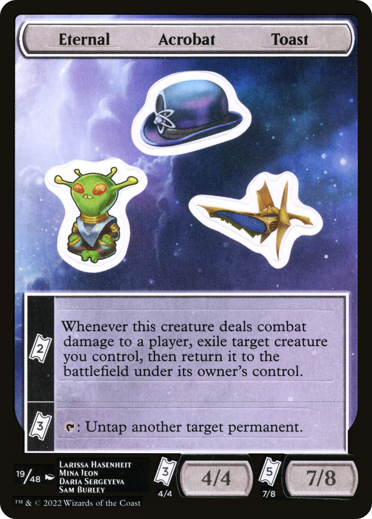 Image of Eternal Acrobat Toast (UNF-019) - Unfinity Sticker Sheets