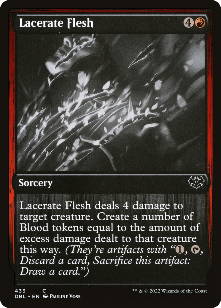 Image of Lacerate Flesh (DBL-433) - Innistrad: Double Feature Foil