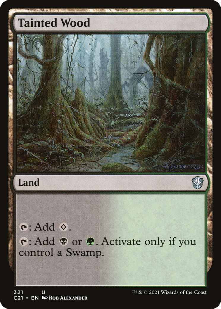 Image of Tainted Wood (C21-321) - Commander 2021