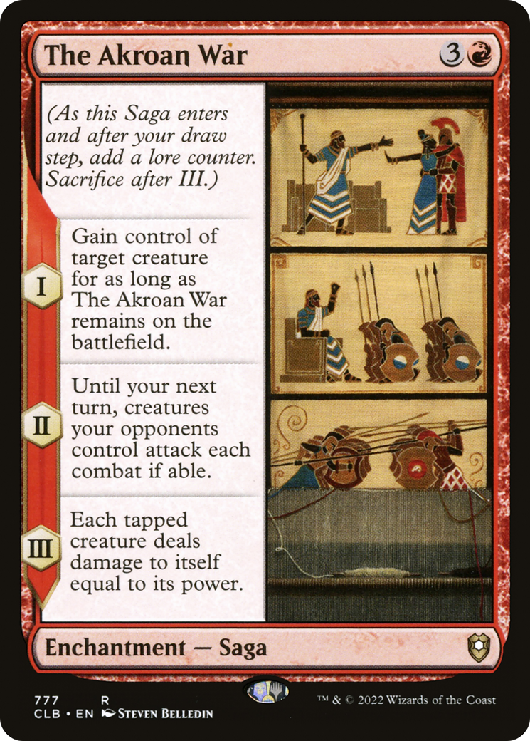 Image of The Akroan War (CLB-777) - Commander Legends: Battle for Baldur's Gate