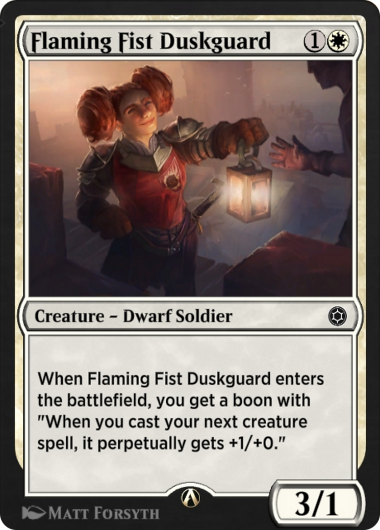 Image of Flaming Fist Duskguard (HBG-022) - Alchemy Horizons: Baldur's Gate