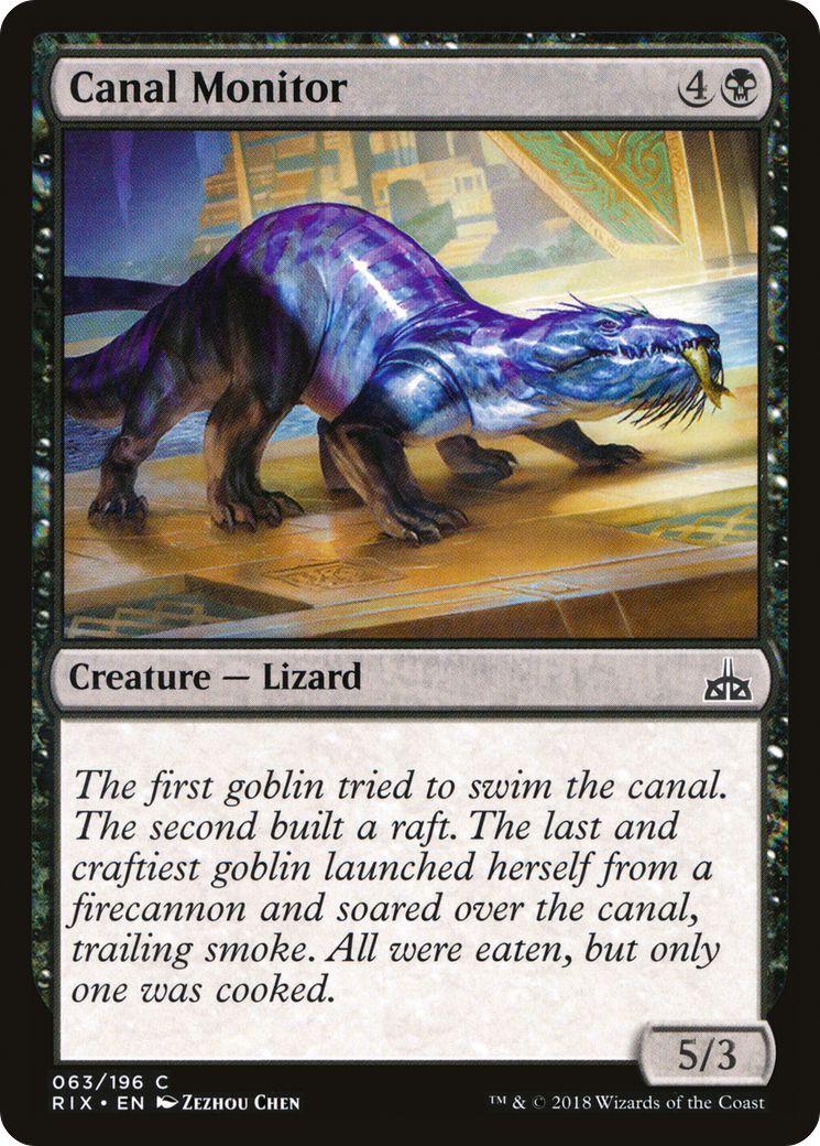 Image of Canal Monitor (RIX-063) - Rivals of Ixalan