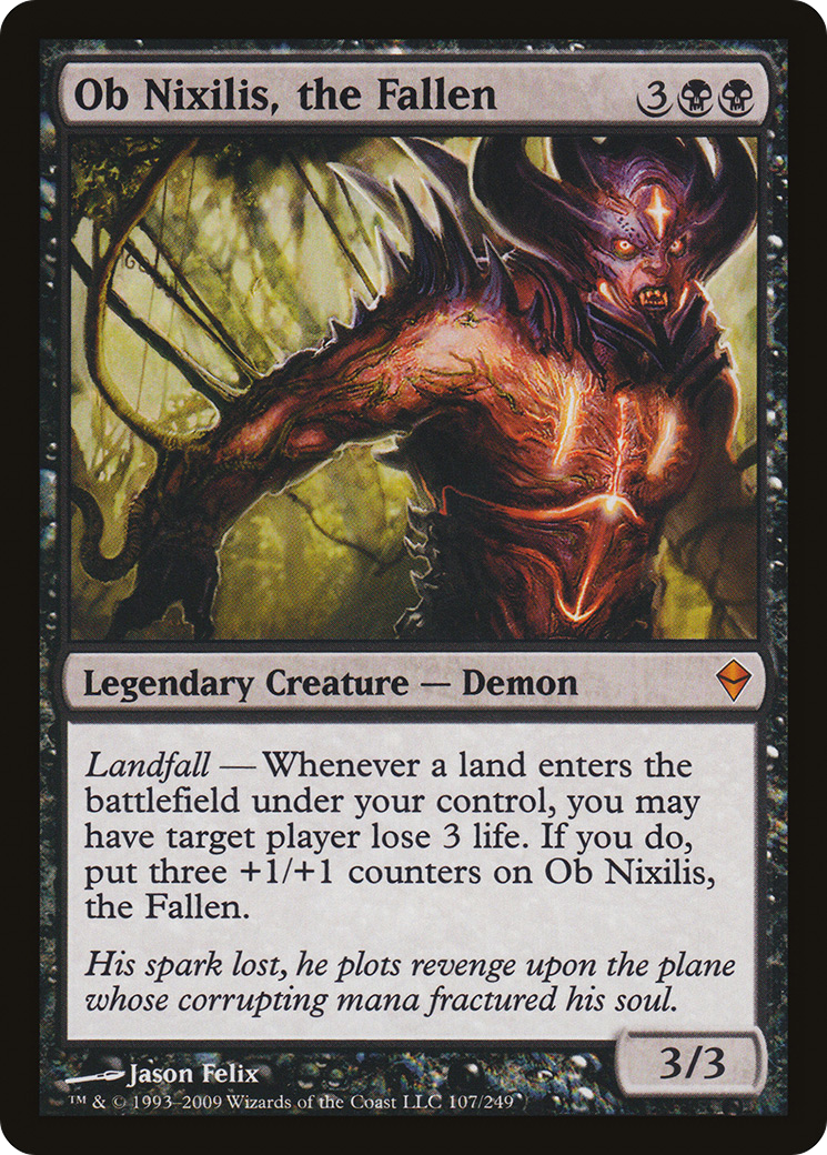 Image of Ob Nixilis, the Fallen (ZEN-107) - Zendikar