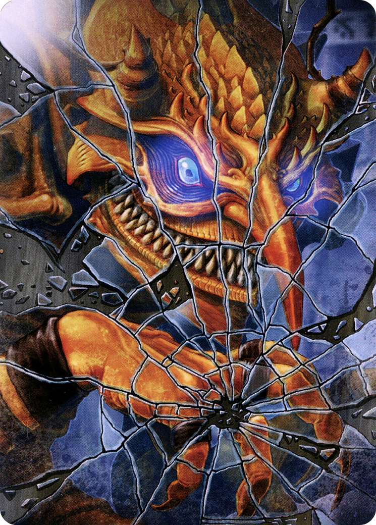 Image of Reflection of Kiki-Jiki // Reflection of Kiki-Jiki (ANEO-064) - Neon Dynasty Art Series (Borderless) Foil