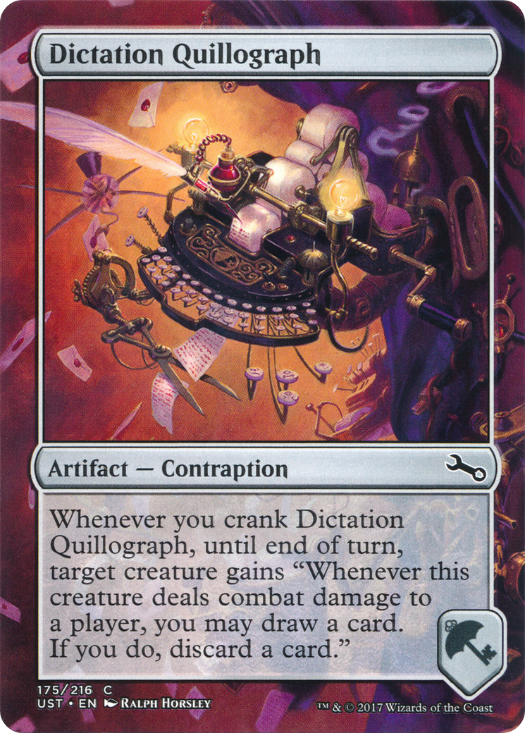Image of Dictation Quillograph (UST-175) - Unstable (Borderless)